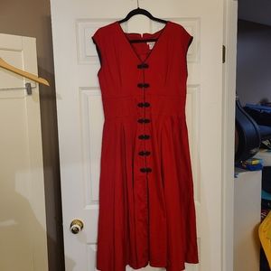 Pinup Couture - Red Retro Dress